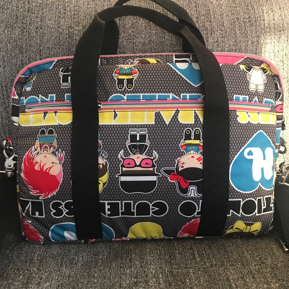 Harajuku Lovers laptop bag crossbody - Picture 2 of 13